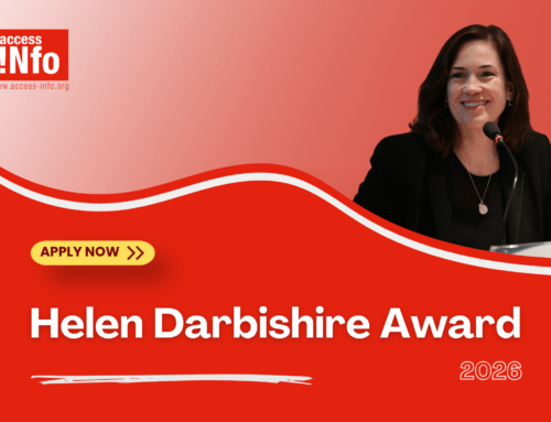 Premio Helen Darbishire: abierta la convocatoria de candidaturas y nominaciones