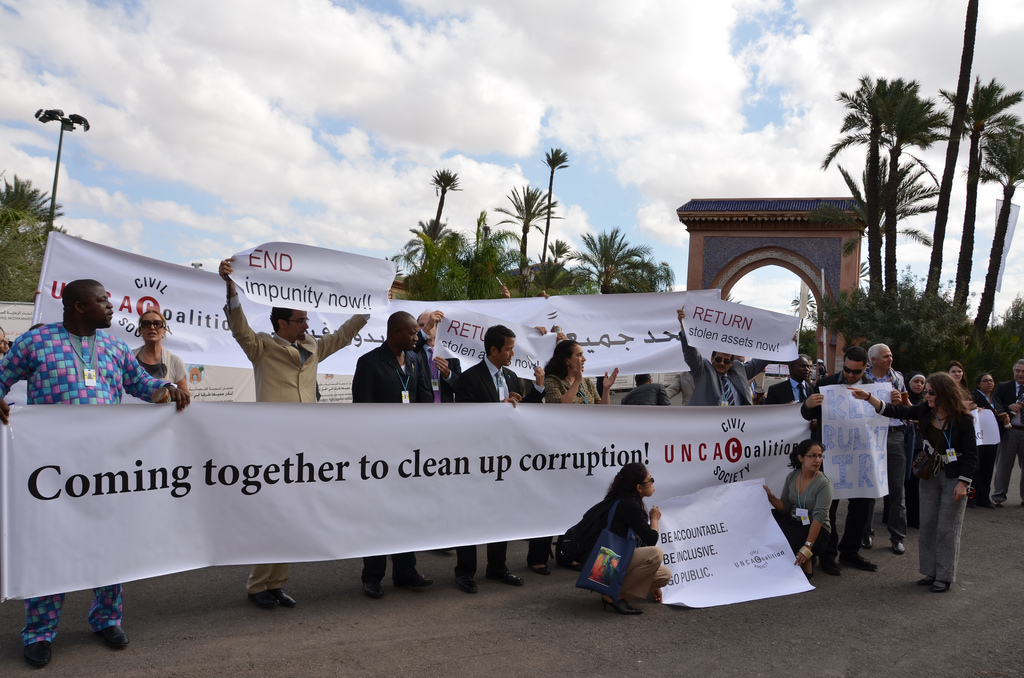 UNCAC_morocco_protest